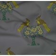 thumbnail image 4 of oneOone Organic Cotton Poplin Twill Fabric Bird & Tree Block Print Sewing Fabric BTY 42 Inch Wide, 4 of 4