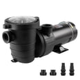 thumbnail image 1 of VEVOR Above Ground Pool Pump, 1HP, 80 GPM Max. Flow Single Speed Swimming Pool Pump, 120V 3450 RPM 36 ft Max. Head Lift Pool Pump with Filter Basket, for Above Ground Pools Hot Tubs Spas, Tested to UL, 1 of 9
