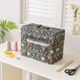 thumbnail image 3 of Liyamei Sewing Machine Cover Floral Quilted Sewing Machine Cover With Pocket Craft Room Sewings Organizer Sewing Machine Storage Cover With Protective Layer And Built In Compartments, 3 of 3