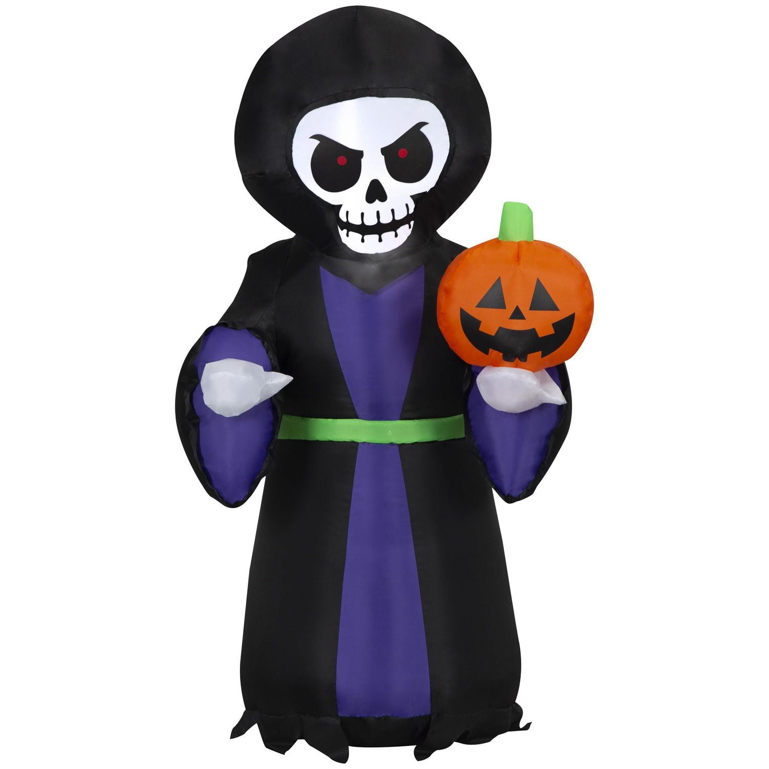 Airblown Yard Inflatables Halloween Light Scary Reaper SM
