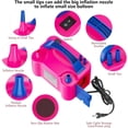thumbnail image 2 of Electric Air Balloon Pump, Portable Dual Nozzle Electric Balloon Inflator for Party Decoration, 2 of 9