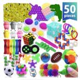 thumbnail image 4 of (50 Pcs) Fidget Toys, Fidgets Pop Its Pack, Pop It Party Favors, Popitsfidgets P, 4 of 5