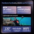 thumbnail image 2 of MUOXUEQN 5K Waterproof Sports Camera, First-Person View Cam for Diving & Surfing, Ultra-Long Battery Life, 2 of 8