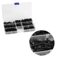 thumbnail image 1 of WALFRONT 340Pcs Flange Self Tapping Screws Bolt Cross Head Black Assorted Set with Case , Self Tapping Screws,  Black Assorted Screws Set, 1 of 8