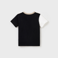 thumbnail image 3 of PatPat Family Matching Color Block Cotton Tee or Modern Abstract Print Short Sleeve Dress with Waist Belt, 3 of 6