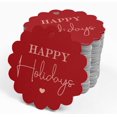 thumbnail image 4 of Inkdotpot Rose Gold Foil Paper Hang Tags Happy Holiday Favor Tags 100 Pieces, 4 of 6