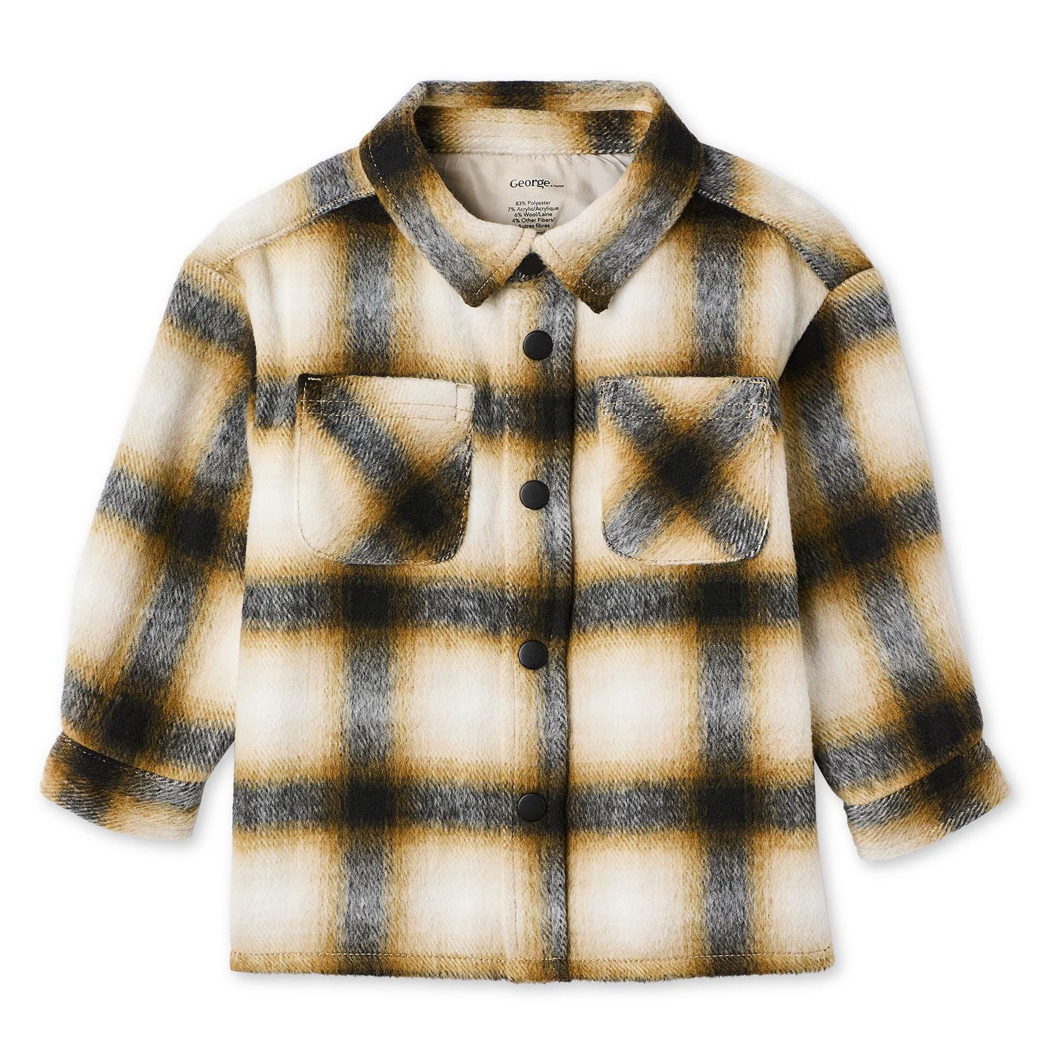 George Toddler Boys' Plaid Shacket