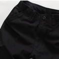 thumbnail image 4 of Pantalon Homme Uni Multi-Poches Délavé Pantalon Décontracté Extérieur en Solde, 4 of 6
