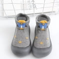 thumbnail image 2 of MIASHUI Baby Sock Shoes Infant Non-Slip Breathable Slippers with Soft Rubber Sole,Grey,12-18 Months, 2 of 5