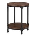 thumbnail image 2 of Jofran Urban Nature Wood Round Accent Table in Pine, 2 of 3
