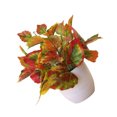 thumbnail image 3 of Artificial Potted Plant Leaf Simulation Leaves Home Office Desktop Greenery Decoration, 3 of 4
