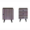 thumbnail image 1 of Progressive Furniture A834-69 Table de Chevet Outbound - 3 Tiroirs, Fer Déco, 1 of 1