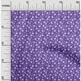 thumbnail image 2 of oneOone Cotton Poplin Purple Fabric Floral Sewing Craft Projects Fabric Prints By Yard 56 Inch Wide, 2 of 4