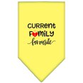 thumbnail image 1 of Famille Favorite Sérigraphie Bandana Jaune Grand, 1 of 1