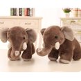thumbnail image 4 of Peluche Éléphant, Jouet en Peluche Animal Confortable pour Chambre, 4 of 8