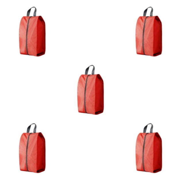 Baohd Travel-friendly Shoe Bag Compact And Durable Shoe Storage Solution Easy red L 5Set