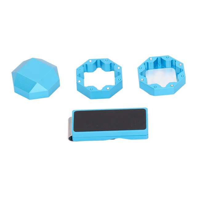 Billiard Chalk Holder, Aluminum Drop Resistant Pool Chalk Clip For Billiard Accessories Blue