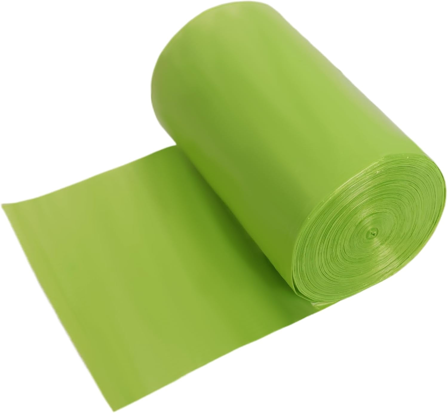 5 Rolls 100 Counts 4 Gallon Handle-Tie Small Trash Bag, Little garbage bags for Bathroom, Kitchen,Picnic,Office,Bedroom,Car (Green)
