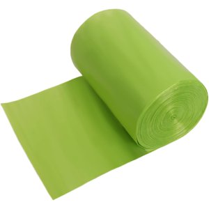 5 Rouleaux 100 Nombres 4 Gallon Handle-Tie petit sac à ordures, Petits sacs à ordures pour salle de bain, Cuisine,Picnique,Bureau,Chambre,Auto (vert)