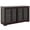 Coffee, variant on HOMCOM Kitchen Sideboard Stackable Storage Cabinet with Sliding Glass Door