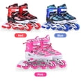 thumbnail image 3 of Adjustable Kids Inline Skates Light Up for Boys and Girls, 3 of 8