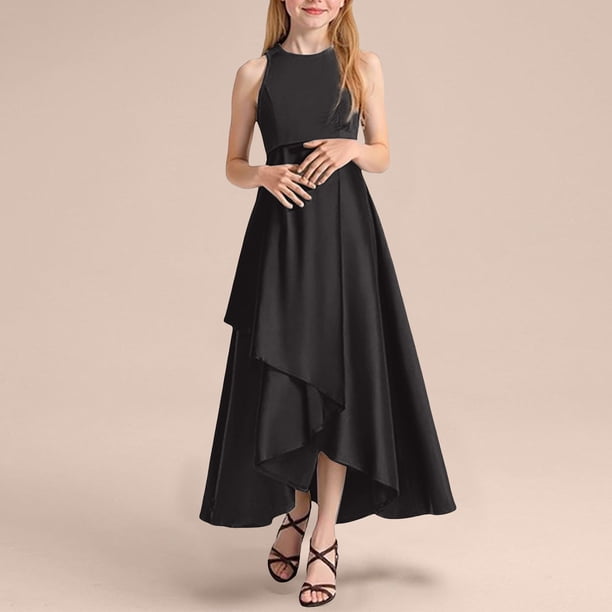 empire dresses casual AYIFU Womens Waist Summer Dress (Black, S) This classic boho piece _okendo:syndication_key:CL136897101 Copper Junior Bridesmaid Dresses US Size:24