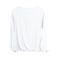 thumbnail image 4 of MeetoTime Women's Long Sleeve Shirts Soft Lightweight Undershirts V-Neck Slim Tees Basic Layer Pullover Tops, 4 of 5