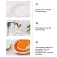 thumbnail image 4 of Ceramic Ginger Grater,Porcelain Grater Plate for Feeding Tool Porcelain Grater Plate Exceptional Reliability, 4 of 8