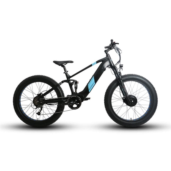 EUNORAUE Ebikes Bicycle 04-17-01 Defender S; For Men/Women; Mountain/Road Bicycle; Pedal Assist Electric All Wheel Drive Bicycle; 17 Inch Frame Height With 26 Inch Rim Diameter