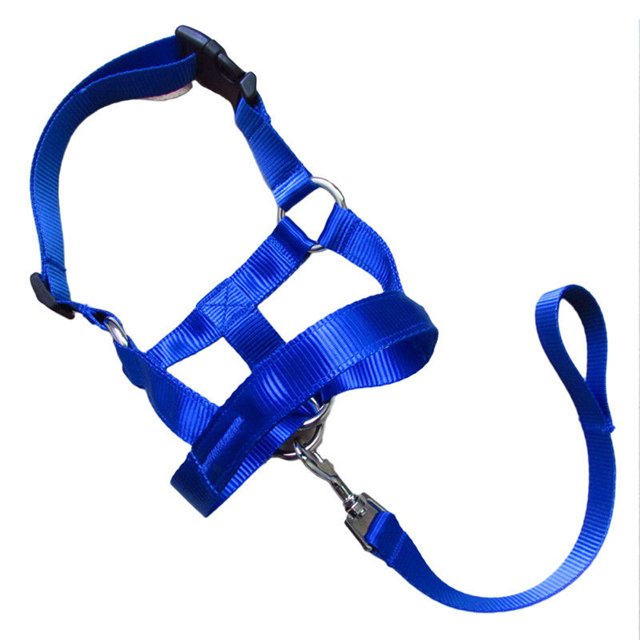 Dog Head Collar Gentle Stop Pulling Pet Lead Padded Noseband Training Halter