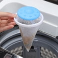 thumbnail image 4 of Liquidation des Offres du Jour! Filtre Flottant pour Laveuse, Attrape-Cheveux Flottant, Filtre à Lessive pour Laveuses, Empêche les Obstructions, Outil de Capture des Cheveux pour la Maison, 4 of 9