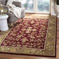 thumbnail image 1 of SAFAVIEH Heritage Collection 4' x 6' Red/Gold HG170A Handmade Traditional Oriental Premium Wool Area Rug, 1 of 2