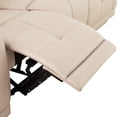 thumbnail image 4 of Primo Mattheo 78-Inch Reclining Condo Sofa – Space-Saving Design, Padded Armrests, Manual Recline Seats – Compact Comfort for Smaller Living Rooms, 4 of 7