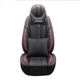 thumbnail image 4 of Maidao Car Seat Covers Universal for Lexus for LS 2018-Present 5 Seats Water Resistant Front Rear Cushion Protector Black and Red, 4 of 7