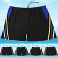 thumbnail image 1 of JDQJBZ Short de Bain pour Homme Coupe Ajustée à Imprimé Coloré avec Taille Élastique à Cordon, 1 of 3