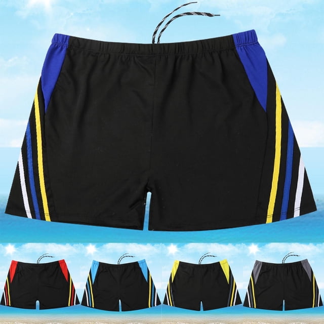 JDQJBZ Short de Bain pour Homme Coupe Ajustée à Imprimé Coloré avec Taille Élastique à Cordon