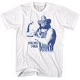 thumbnail image 1 of Macho Man Mono Macho White Adult T-Shirt, 1 of 2