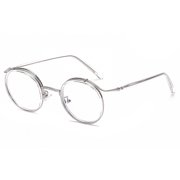 CNKOO Vintage Round Metal Glasses Frame Reading Glasses Unisex Circle Eyeglasses Frame