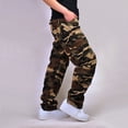 thumbnail image 2 of Pantalons Décontractés pour Hommes, Multi-Poches, Lavés, pour Extérieur, 2 of 7