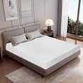 thumbnail image 3 of FDW King 10-Inch Medium-Firm Gel Memory Foam Mattress, CertiPUR-US Certified Pressure Relief Mattress, White, 3 of 7