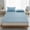 Light Blue#1624, variant on Mattress Twin XL Polyester Non-Slip Quilted Mattress Pad Cover Washable Bed Topper for Dorm and Home
