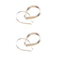 thumbnail image 4 of mmirethe Tendance 5mm Bandeaux en Acier Inoxydable pour les Filles Or 5mm 5 Pcs 2Set, 4 of 6