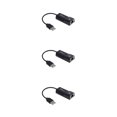 thumbnail image 2 of yingyy PC USB2 .0 Ethernet Adapter Laptop Network Card USB Lan Network Adapter USB to 10/100 Mbps black 3Set, 2 of 6