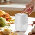 thumbnail image 4 of Garlic Chopper Garlic Masher-Garlic Press Mincer Pepper Chili Vegetable Meat Grinder-Food Processor Mincer 250ML, 4 of 8