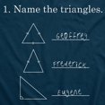 thumbnail image 2 of Womens Name The Triangles Funny Math T Shirts Sarcasm Novelty I Love Math Tee Humor, 2 of 7