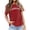 Red, variant on WILLBEST Womens Shirts Trendy 2025 Women's Keep Canada Flag T Shirt Proud Statement Print T Shirt