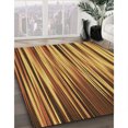 thumbnail image 3 of Ahgly Company Tapis de Zone Carré Orange Lavable en Machine, 7 Pieds Carré, 3 of 7