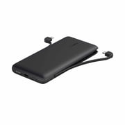 Belkin BoostCharge Plus 10K USB-C Power Bank with Lightning and USB-C Cables Black