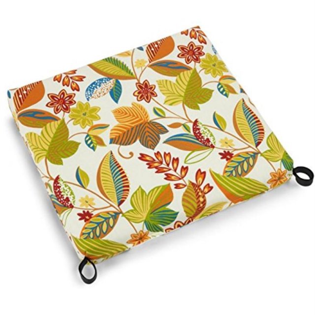 Blazing Needles Coussin de Chaise en Polyester Filé 20 Pouces par 19 Pouces - Skyworks Multicolore