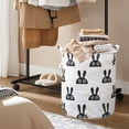 thumbnail image 3 of Fridja Under Clearance 5$ Large Dirty Basket with Handle Inner Foldable Storage Basket Doll Organizer for Home Office, 3 of 6